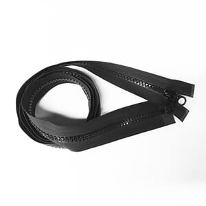 Glidelås kalesje YKK 240cm Delbar Sort