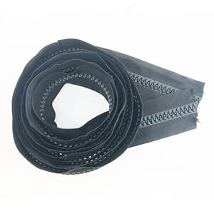 Glidelås Delrin 15mm YKK Metervare Sort