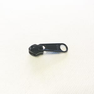 Glidelåsskyver Spiral 5mm YKK Metall Nonlock Sort