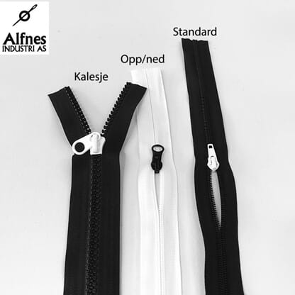 Påsetting av glidelåsskyvere