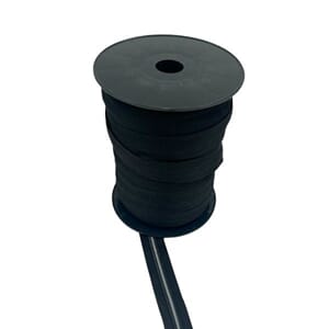 Glidelås Spiral 10mmRT25 Coats Metervare Sort 50m pr. rull