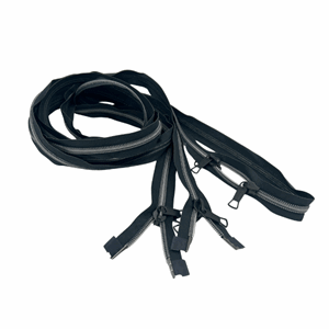 Glidelås Spiral 10mmRT25 2veis delbar Opti 630cm mørk Grå