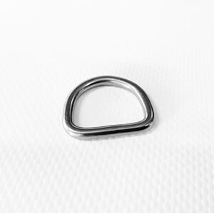 Spenne 25mm D-Ring Rustfri 50pr/pk