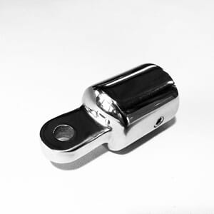 Beslag rustfri ende utvendig 25mm
