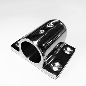 Beslag rustfri side fast 22mm