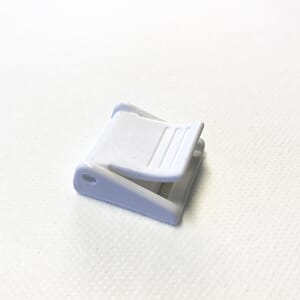 Spenne 20 mm Fix Hvit
