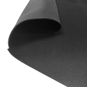 Stoff Neopren 3 mm Sort ca.1,2x2,2m