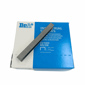 Stifter 12,9mm bredde Rustfri 8mm lengde 22.500stk