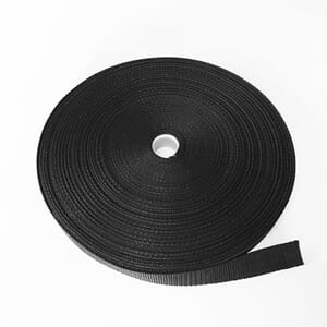 Polypropylenebånd 20 mm Sort