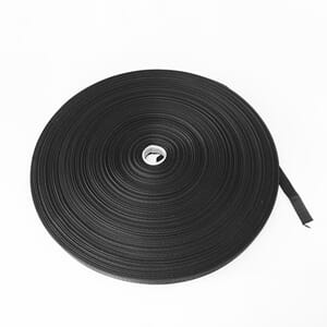 Polyesterbånd Tynt 15 mm Sort