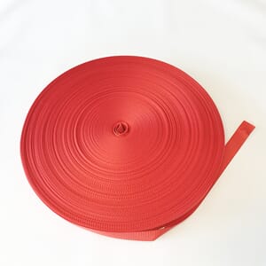 Polyesterbånd 19 mm Rød