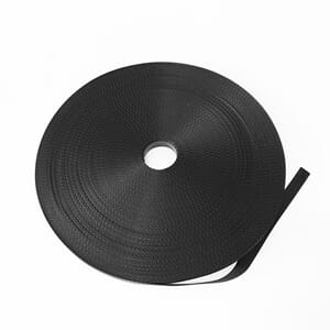 Polyesterbånd 14 mm Sort