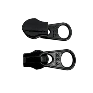 Glidelåsskyver Spiral 3mm YKK Opp Ned Nonlock Sort
