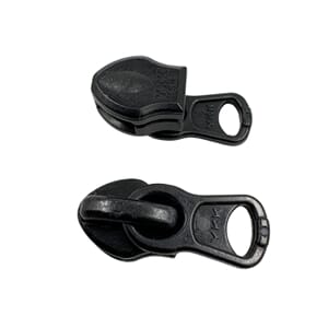 Glidelåsskyver Spiral 5mm YKK Plast Sort